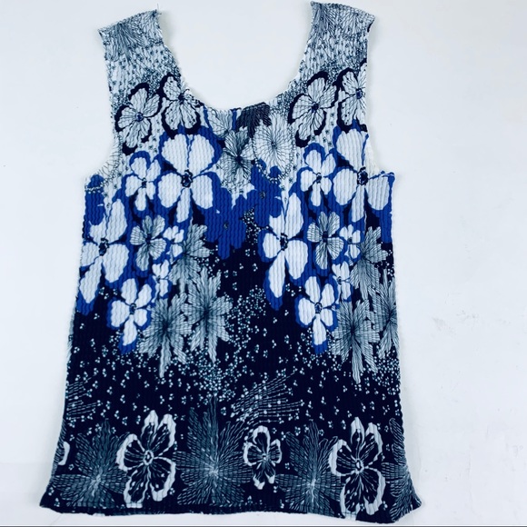 Nicola-LongSleeves-2PieceBlouseFloralPurple-Small - Picture 6 of 8